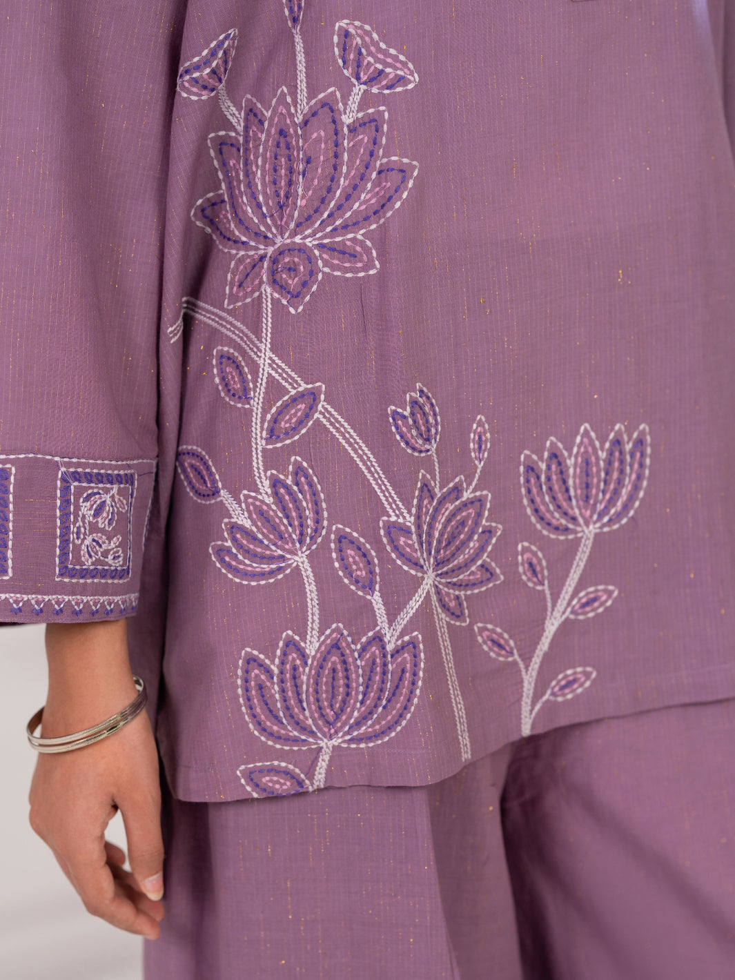 Lilac Stitched 2 Piece - ALP-2PS-LKS-2787
