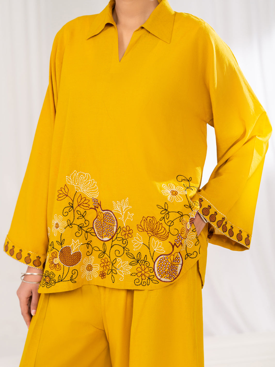 Lemon Stitched 2 Piece - ALP-2PS-LKS-2788