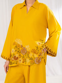 Lemon Stitched 2 Piece - ALP-2PS-LKS-2788