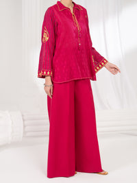 Pink Dobby Stitched 2Pc - ALP-2PS-LKS-2789