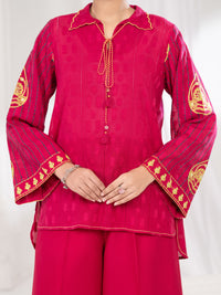 Pink Dobby Stitched 2Pc - ALP-2PS-LKS-2789