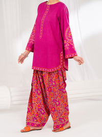 Pink Cotton Stitched 2 Piece - ALP-2PS-LKS-2796