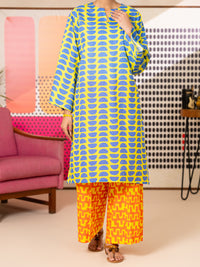 Lime Green Cotton Kurti - ALP-SLK-2810