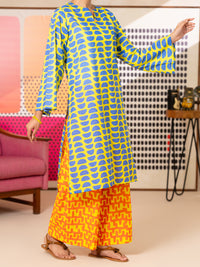 Lime Green Cotton Kurti - ALP-SLK-2810