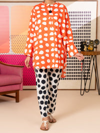 Red Cotton 2Pc Stitched - ALP-2PS-LKS-2811