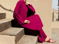 Purple Dobby Stitched 2PC - ALP-2PS-LKS-2842