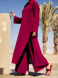 Purple Dobby Stitched 2PC - ALP-2PS-LKS-2842