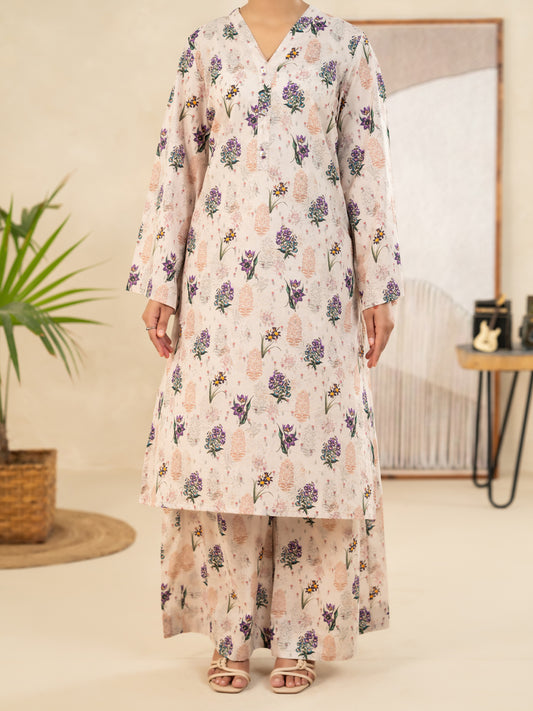 Blue Lawn Co-Ord Set - ALP-2PS-SLKS-2494