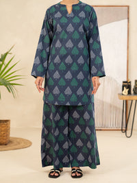 Blue Lawn Co-Ord Set - ALP-2PS-SLKS-2495