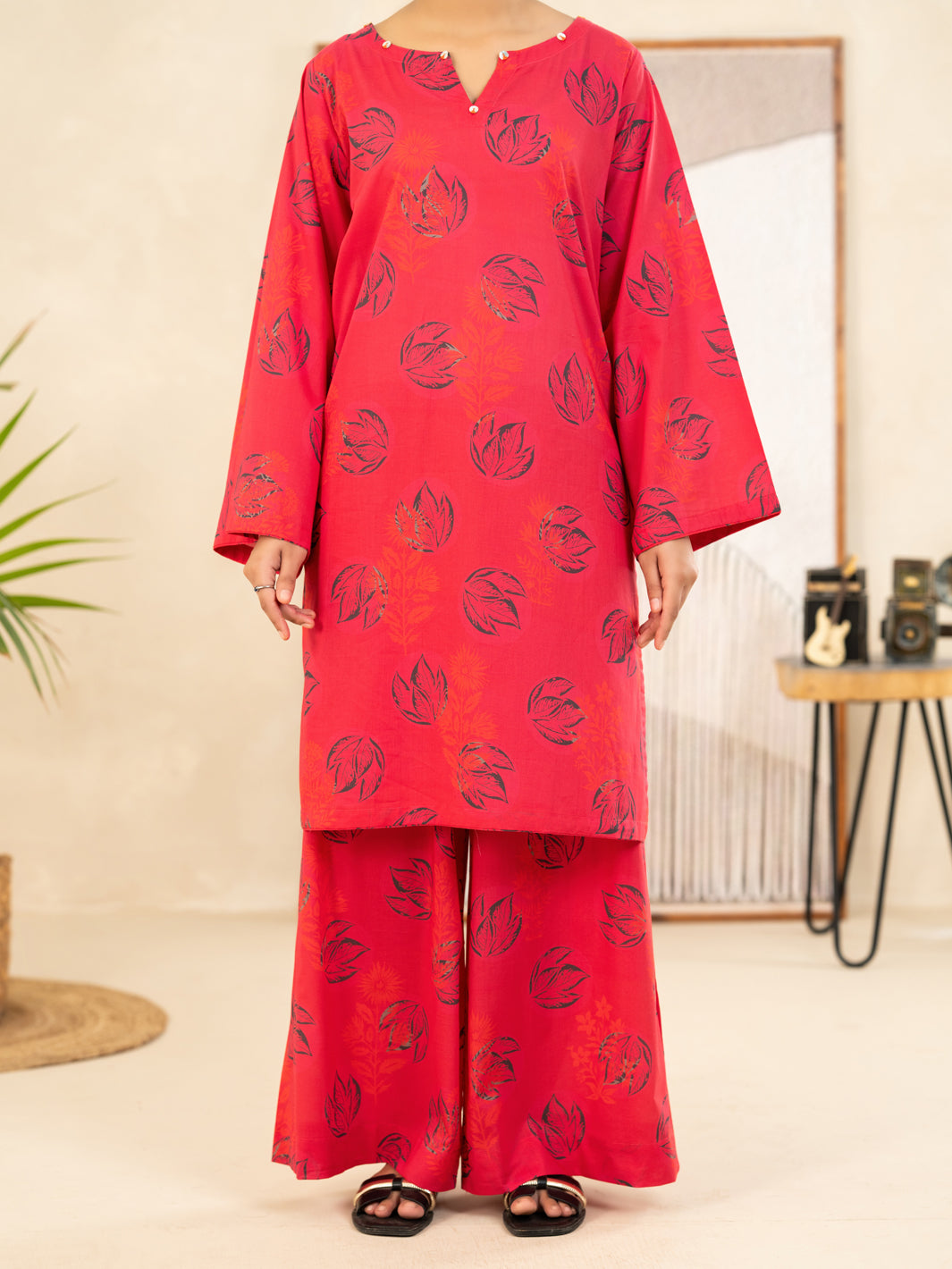 Fuchsia Lawn Co - Women Stitched 2 Piece | ALMIRAH