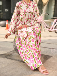 White Lawn Co-Ord Set - ALP-2PS-SLKS-2507