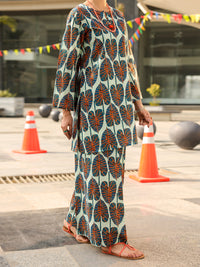 Green Lawn 2Pc Stitched - ALP-2PS-SLKS-2517