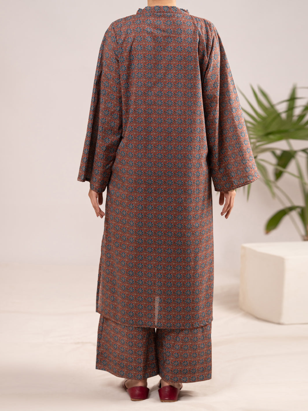 Multicolor Lawn 2Pc Stitched - ALP-2PS-SLKS-2552