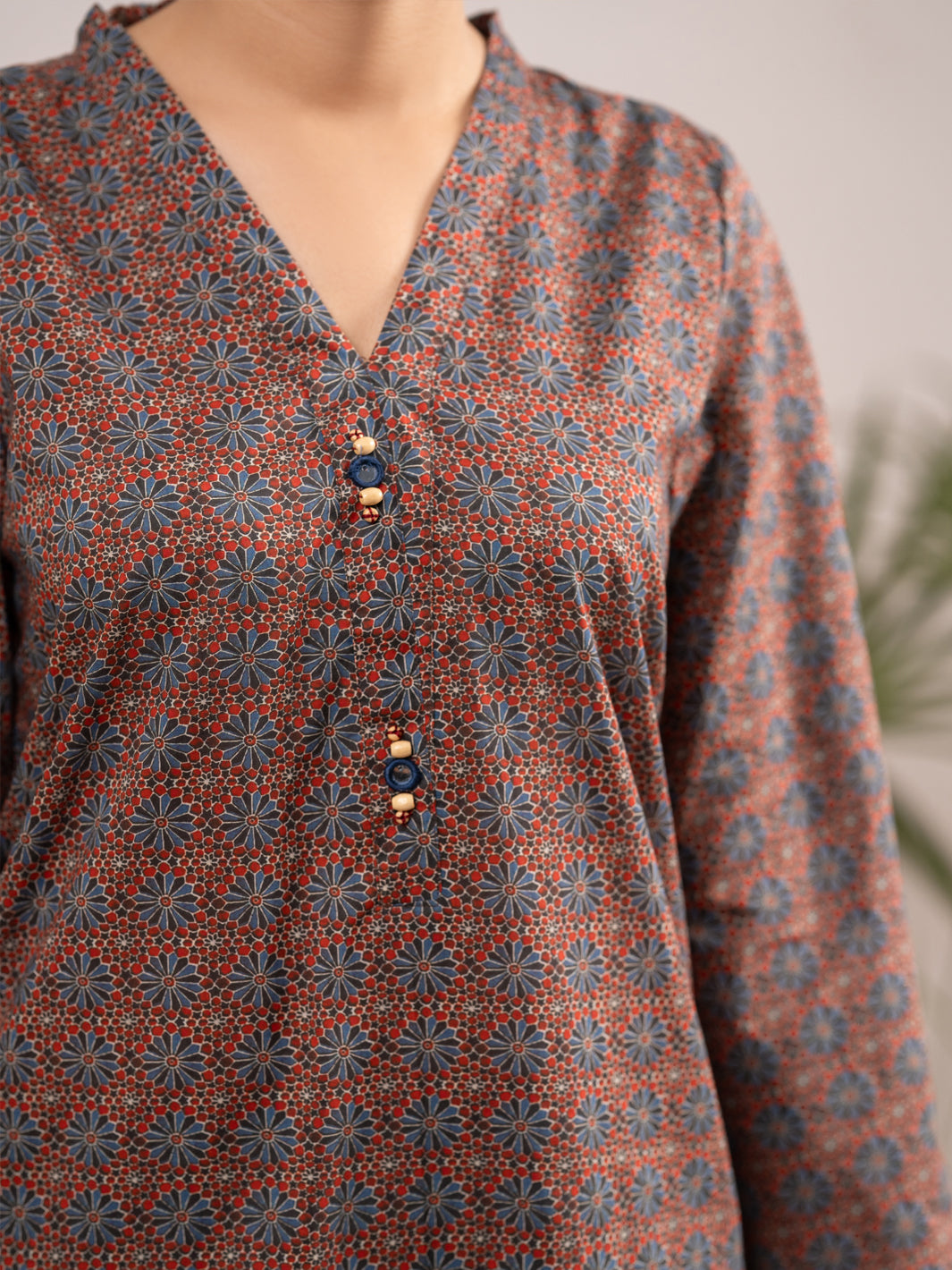 Multicolor Lawn 2Pc Stitched - ALP-2PS-SLKS-2552