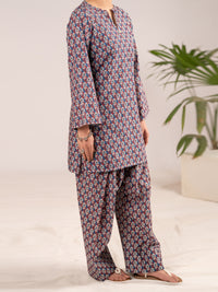 Multicolor Lawn 2Pc Stitched - ALP-2PS-SLKS-2554