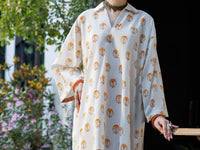 Brown Lawn Co-Ord Set - ALP-2PS-SLKS-2772