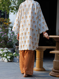 Brown Lawn Co-Ord Set - ALP-2PS-SLKS-2772