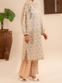 Pistachio Green Lawn Co-Ord Set - ALP-2PS-SLKS-2779