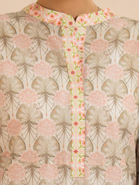 Pistachio Green Lawn Co-Ord Set - ALP-2PS-SLKS-2779