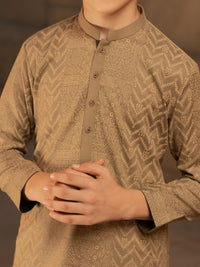 Light Green Blended Kurta - ALT-K-035A