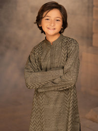 Olive Green Blended Kurta - ALT-K-035D