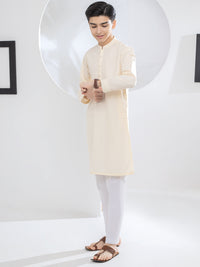 Off White Blended Kurta - ALT-K-043