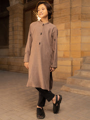 Brown Blended Kurta - ALT-K-046B