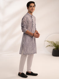 Purple Cotton Kurta - ALT-K-069