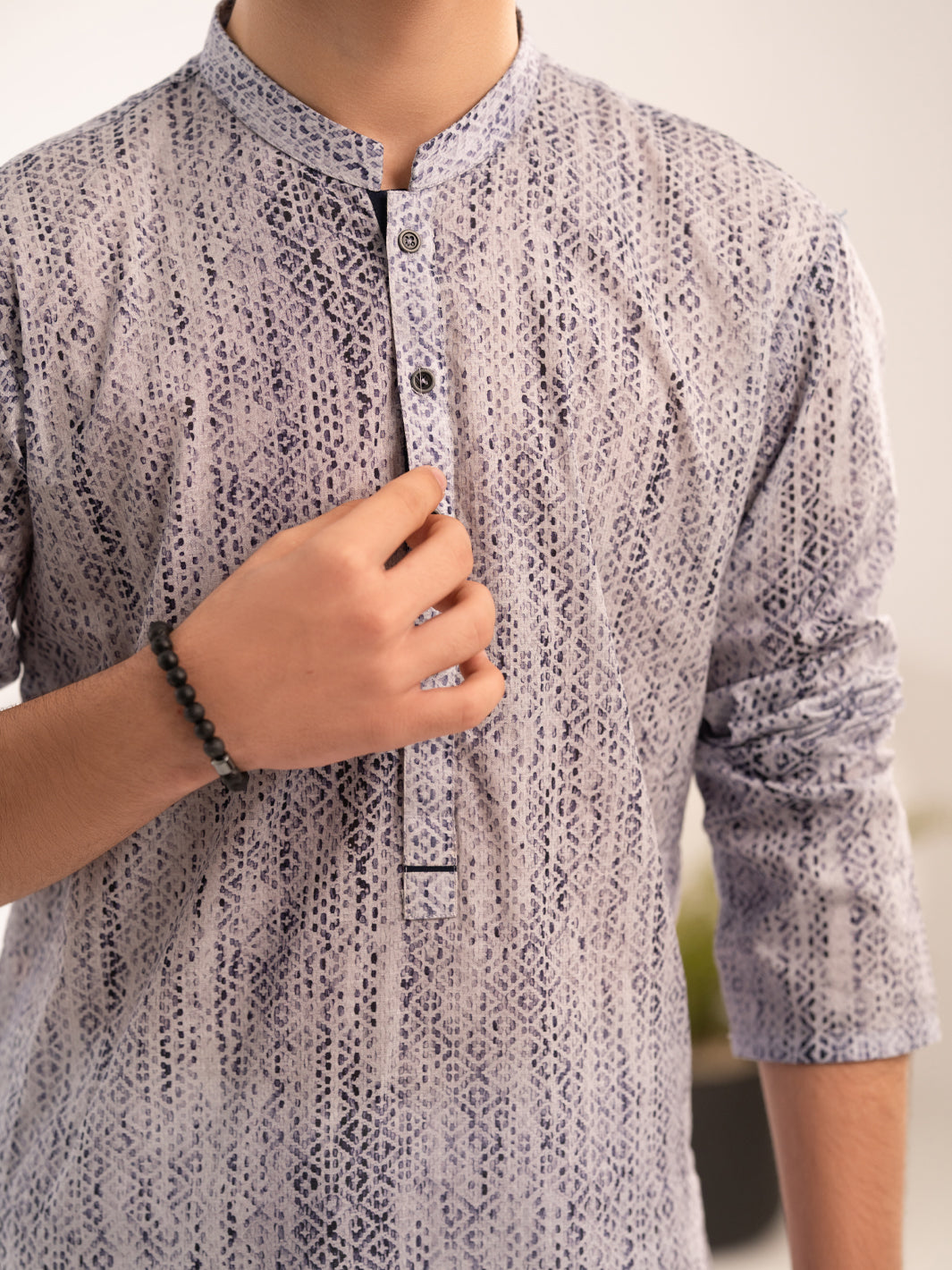 Purple Cotton Kurta - ALT-K-069