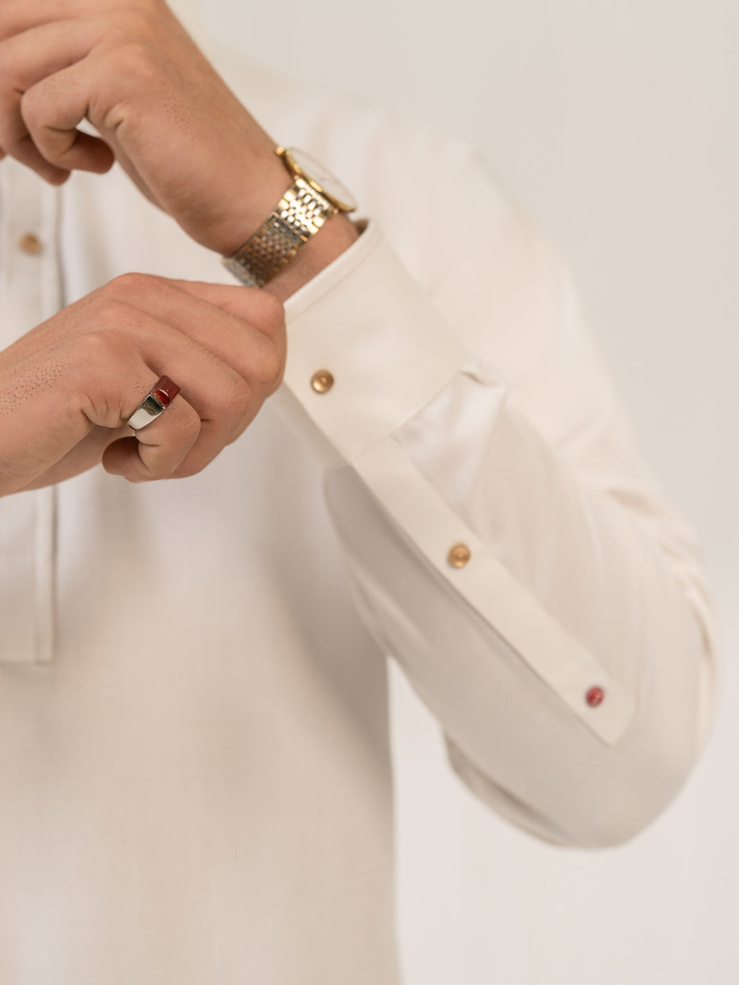 White Kameez Shalwar - ALWA-KS-668