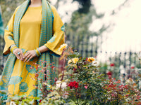 Mustard Light Khaddar 3Pc Stitched - AWP-3PS-775