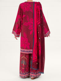 Fuchsia Lawn 3Pc Stitched - AWP-3PS-663