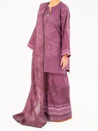 Purple Lawn 3Pc Stitched - AWP-3PS-666