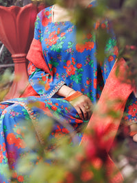 Blue Cambric 3Pc Stitched - AWP-3PS-694