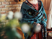 Orange Crosshatch 3Pc Stitched - AWP-3PS-711