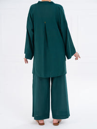 Green Yarn Dyed 3Pc Stitched - AWP-3PS-758