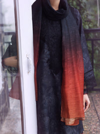 Black Jacquard 3Pc Unstitched - AWP-3PS-767