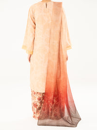 Khaki Poly Jacquard 3Pc Stitched - AWP-3PS-768