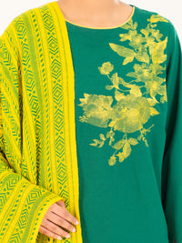 Green Light Khaddar 3Pc Stitched - AWP-3PS-772