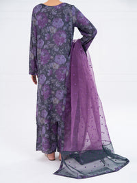 Purple Viscose 3Pc Stitched - AWP-3PS-779