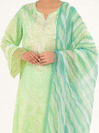 Light Green Thai Silk 3Pc Stitched - AWP-3PS-782