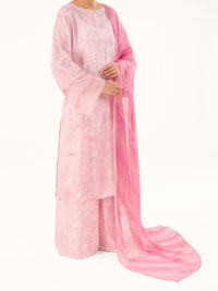 Light Pink Thai Silk 3Pc Stitched - AWP-3PS-784