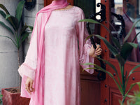 Light Pink Thai Silk 3Pc Stitched - AWP-3PS-784