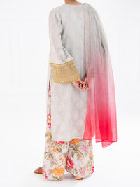 Pistachio Green Poly Jacquard 3Pc Unstitched - AWP-3PS-798