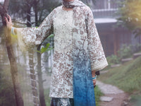 Beige Poly Jacquard 3Pc Unstitched - AWP-3PS-799