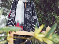 Black Viscose Silk 3Pc Unstitched - AWP-3PS-803