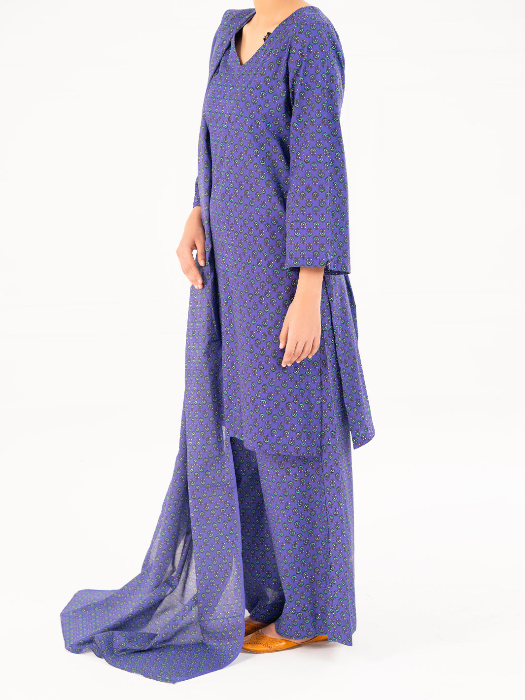 Purple Lawn 3Pc Stitched - AWP-3PS-856