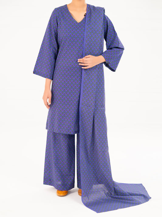 Purple Lawn 3Pc Stitched - AWP-3PS-856