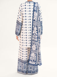 Off White Lawn 3Pc Stitched - AWP-3PS-861