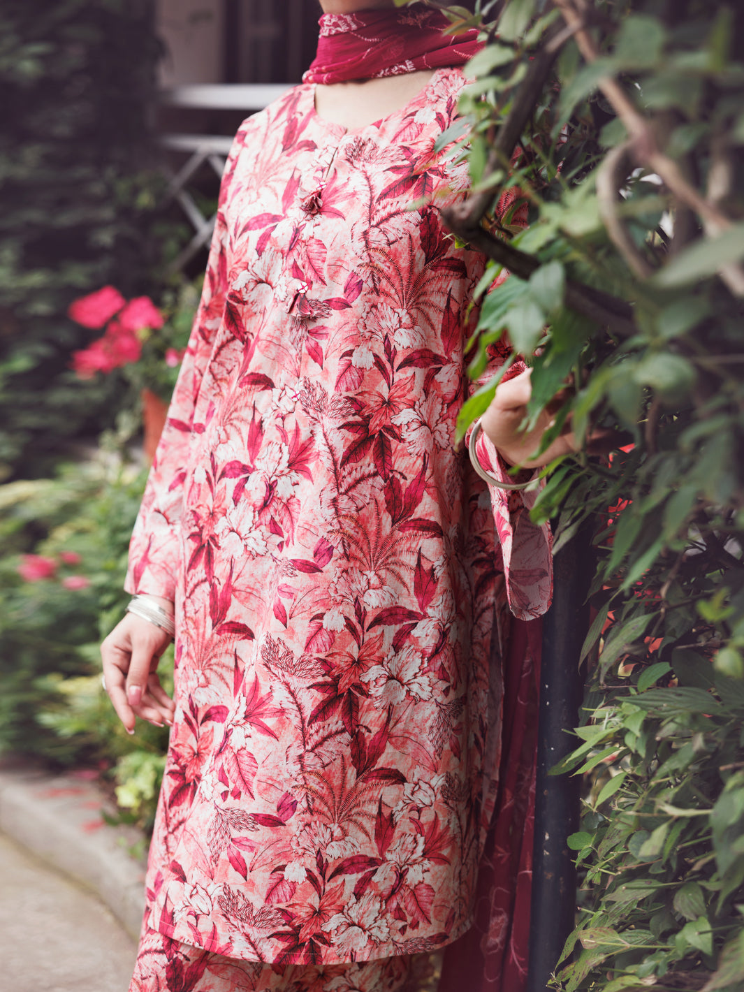 Pink Lawn 3Pc Stitched - AWP-3PS-864